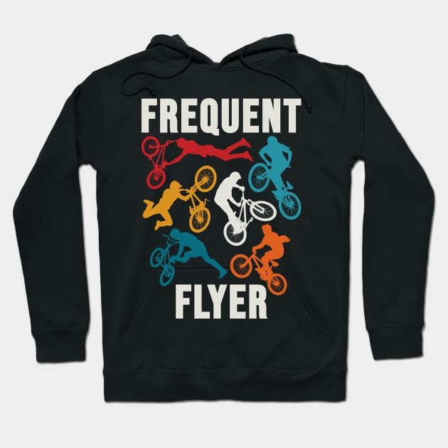 BMX Frequent Flyer Hoodie by silly bike